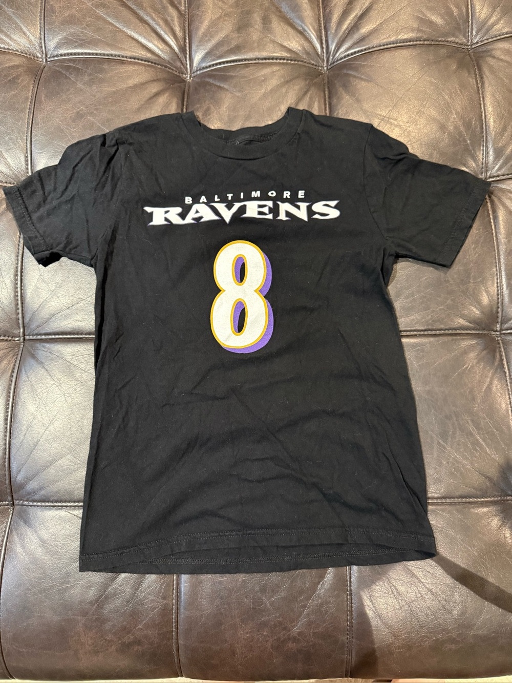 NFL Baltimore Ravens Lamar Jackson youth tee size Medium